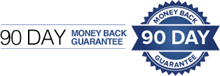 90 day money-back guarantee badge